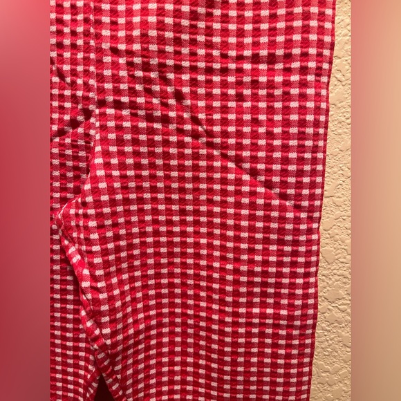 New Gucci Plaid Leggings Size L Kids Waist 24” - 26” - Picture 6 of 9